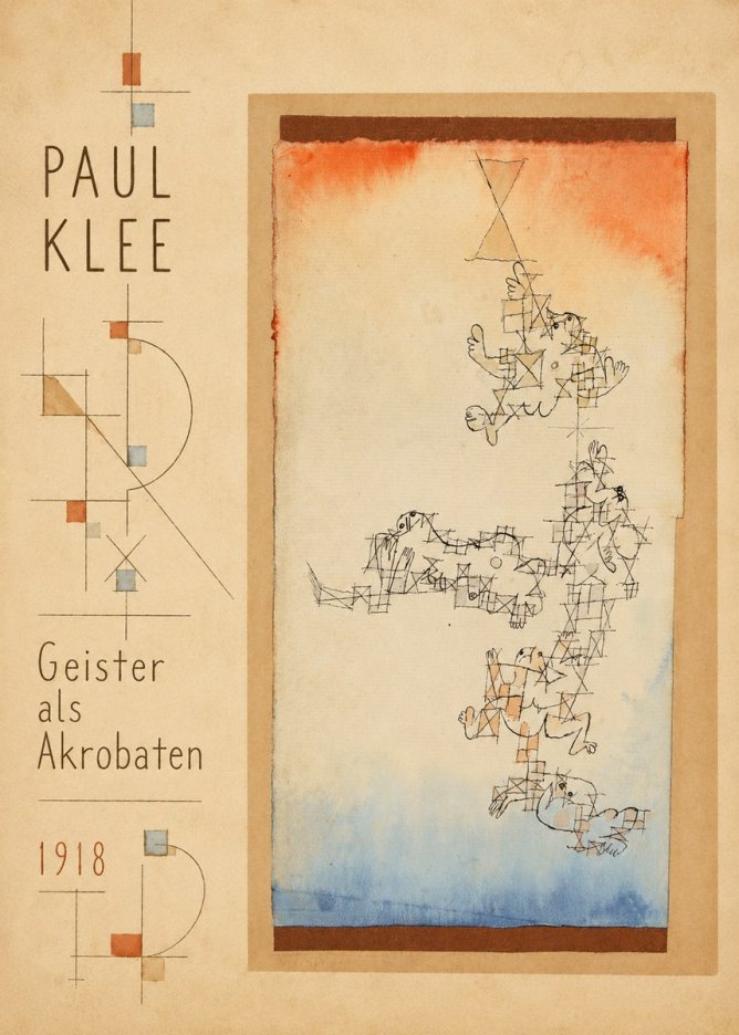 Paul Klee Geister Als Akrobaten No2 - Póster