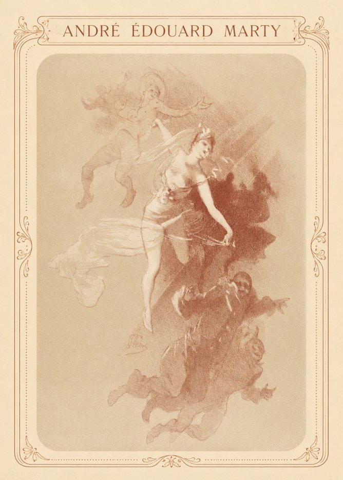 André Édouard Marty The Dance No2 - Póster