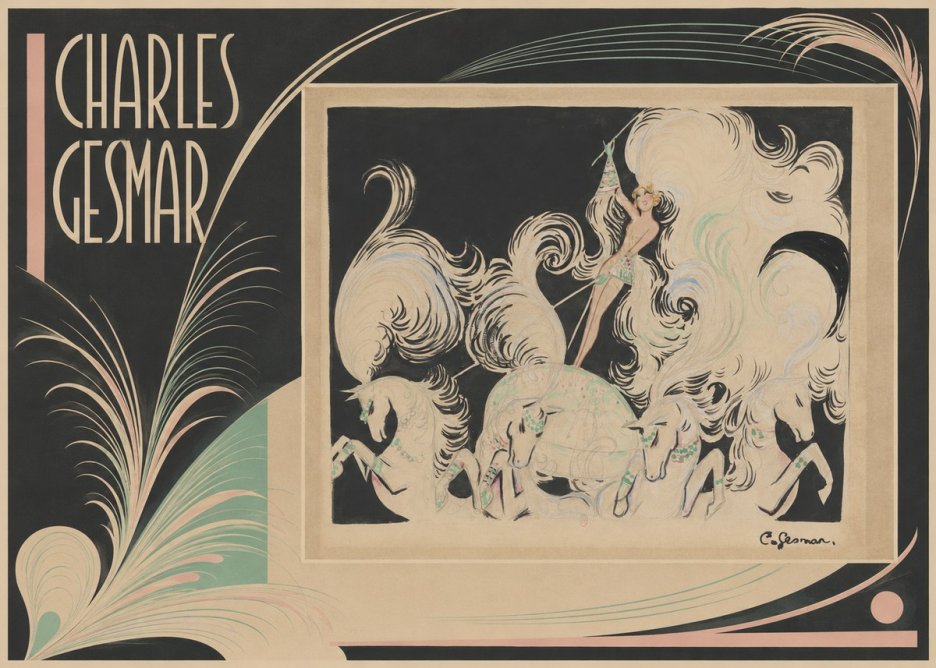 Charles Gesmar Art Deco Fantasy No2 - Póster