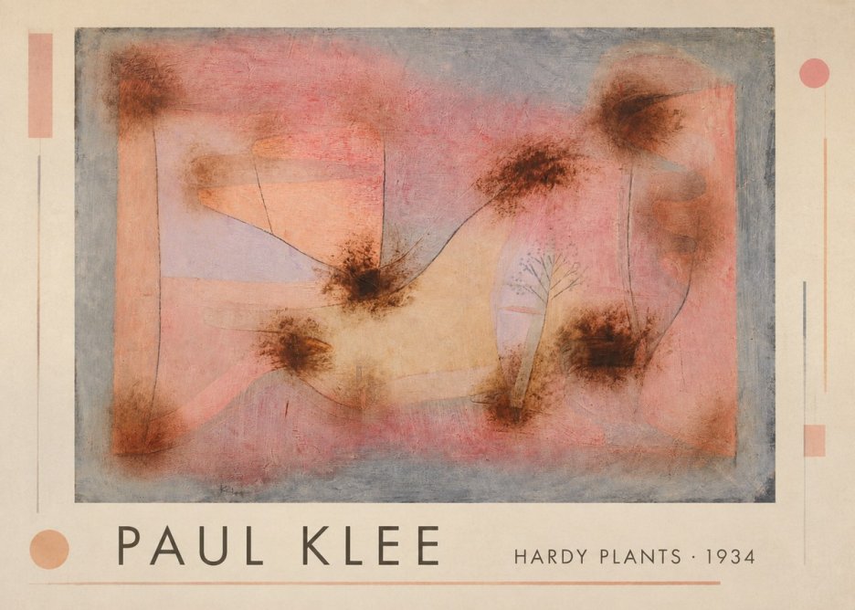 Paul Klee Hardy Plants II No1 - Póster