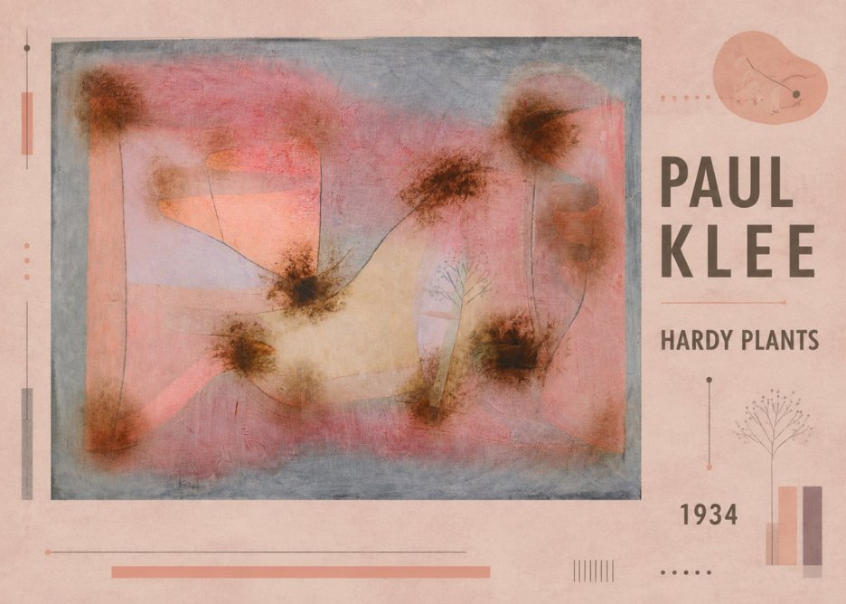 Paul Klee Hardy Plants II No3 - Póster