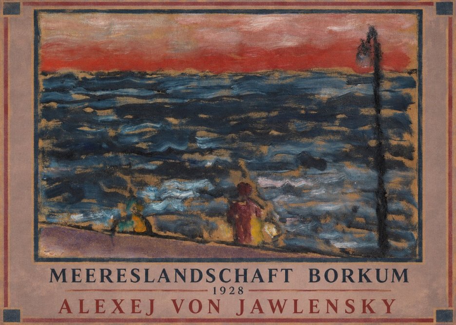 Alexej von Jawlensky Meereslandschaft Borkum No1 - Póster