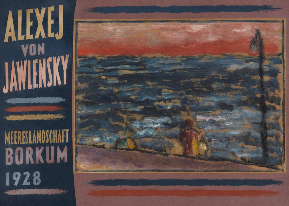 Alexej von Jawlensky Meereslandschaft Borkum No3 - Póster