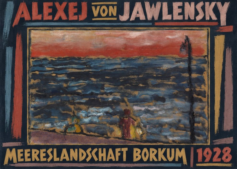 Alexej von Jawlensky Meereslandschaft Borkum No5 - Póster