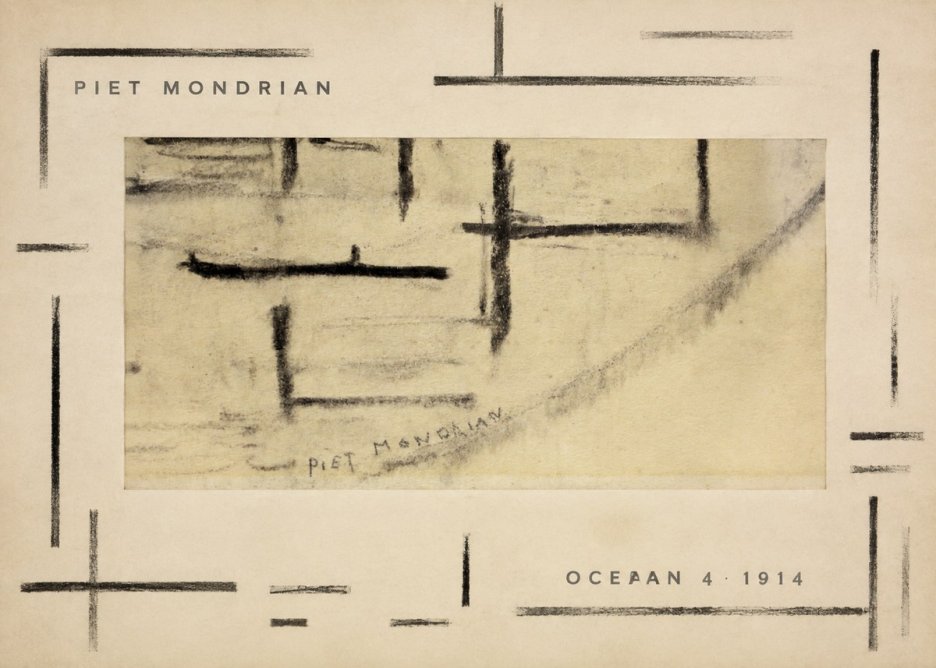 Piet Mondrian Ocean 4 No2 - Póster
