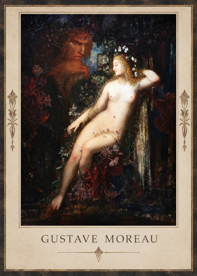 Gustave Moreau Hélène No2 - Póster