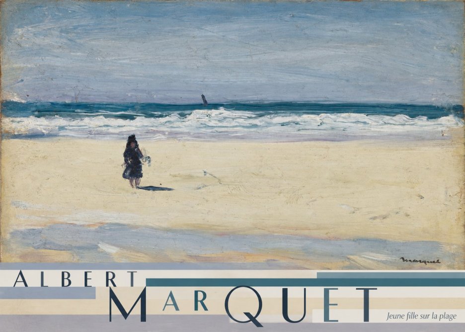 Albert Marquet Jeune Fille Sur La Plage No5 - Póster