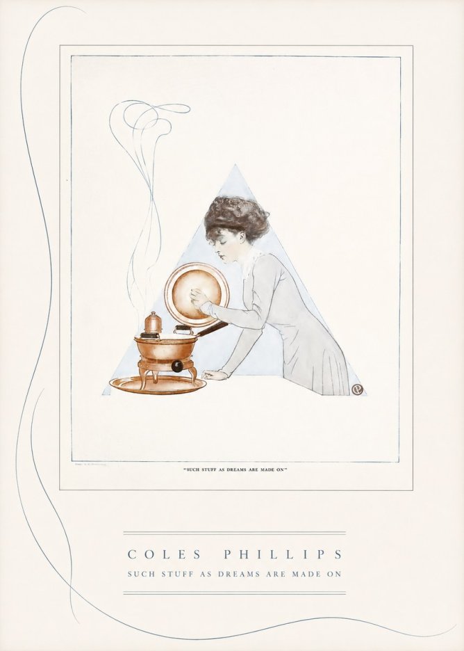Coles Phillips Such Stuff as Dreams Are Made On No3 - Póster
