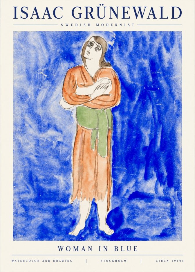 Isaac Grünewald The Dancer I No6 - Póster