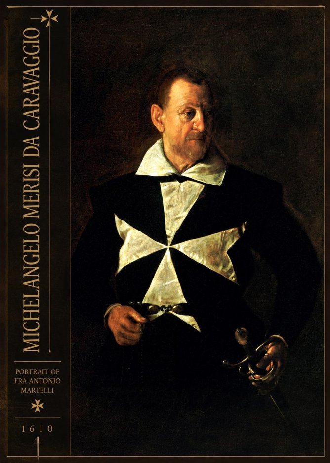 Michelangelo Merisi da Caravaggio Portrait of Fra Antonio Martelli No2 - Póster