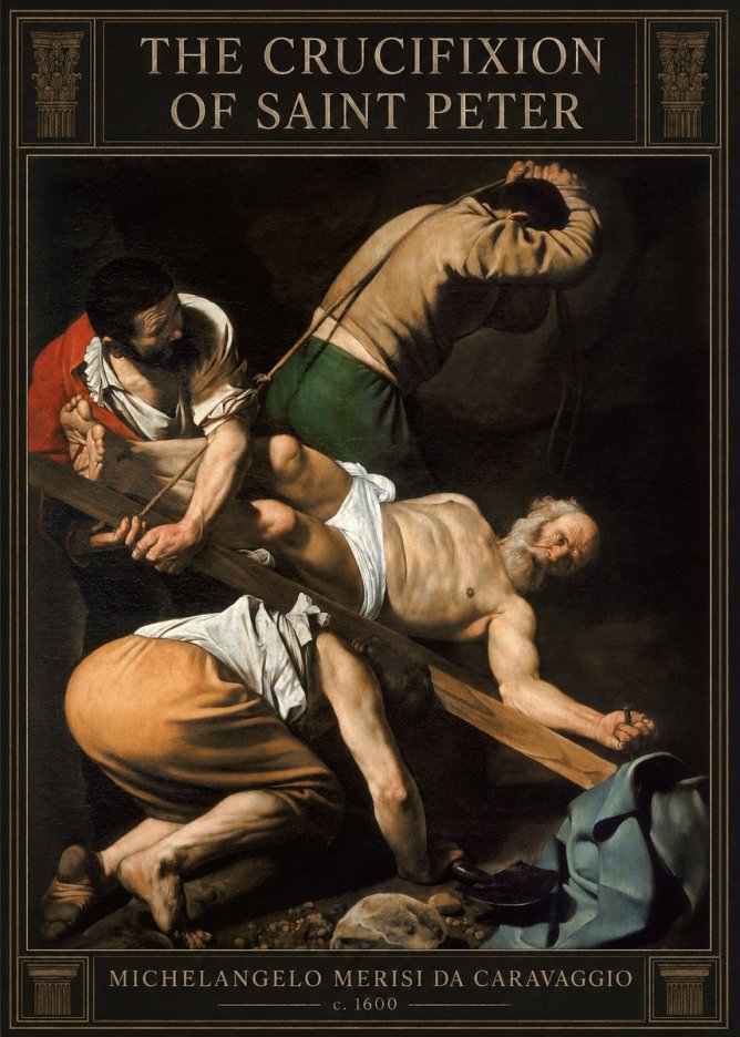 Michelangelo Merisi da Caravaggio The Crucifixion of Saint Peter IV No3 - Póster