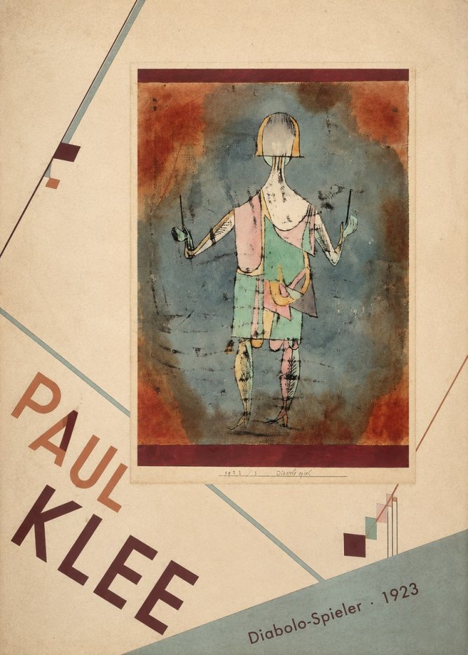 Paul Klee Diabolo-spieler No5 - Póster