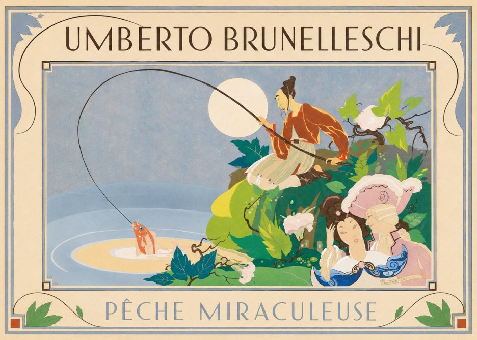 Umberto Brunelleschi Pêche Miraculeuse No1 - Póster