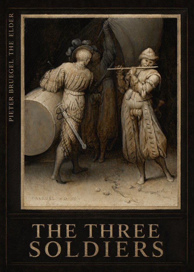 Pieter Bruegel The Three Soldiers No6 - Póster
