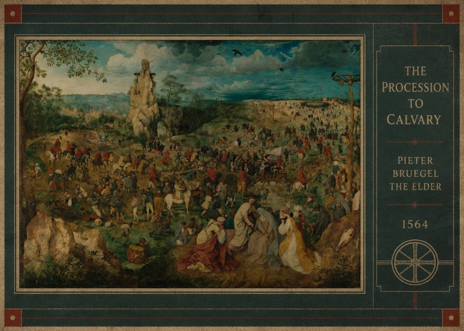 Pieter Bruegel The Processsson to Calvary No2 - Póster
