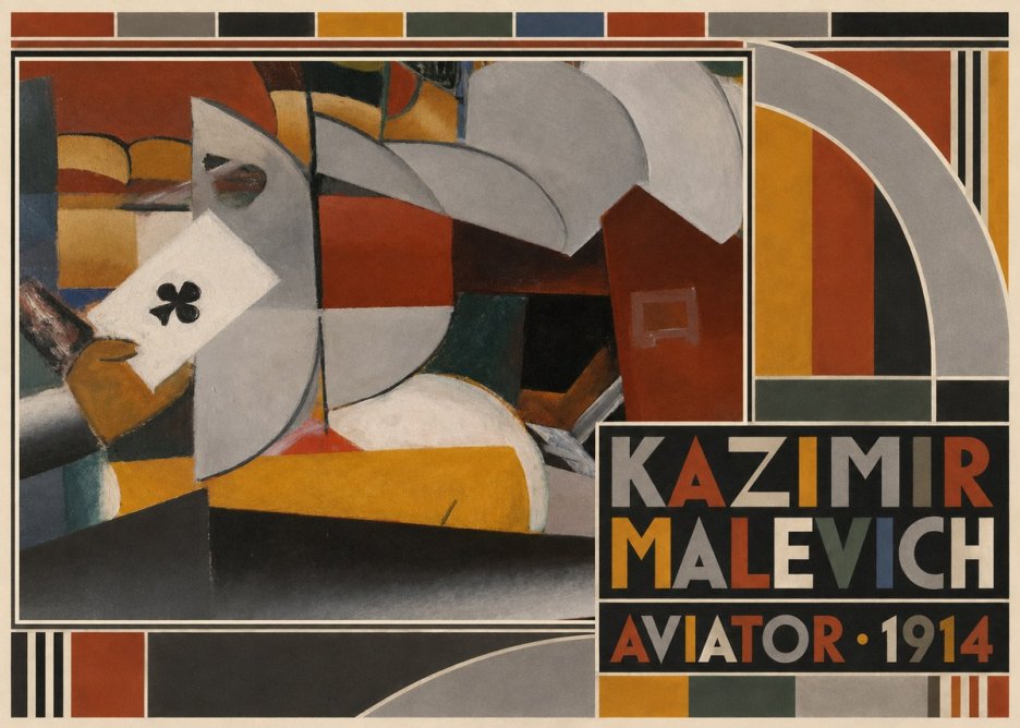 Kazimir Malevich Aviator No5 - Póster