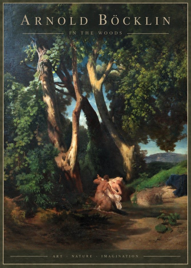 Arnold Böcklin In the Woods No6 - Póster