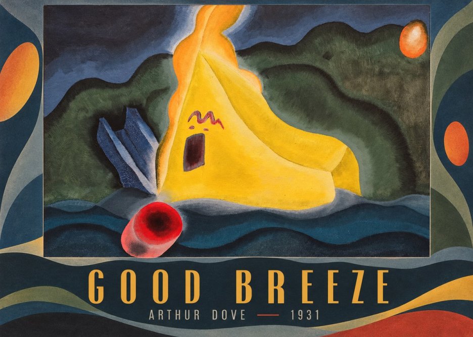 Arthur Dove Good Breeze No3 - Póster