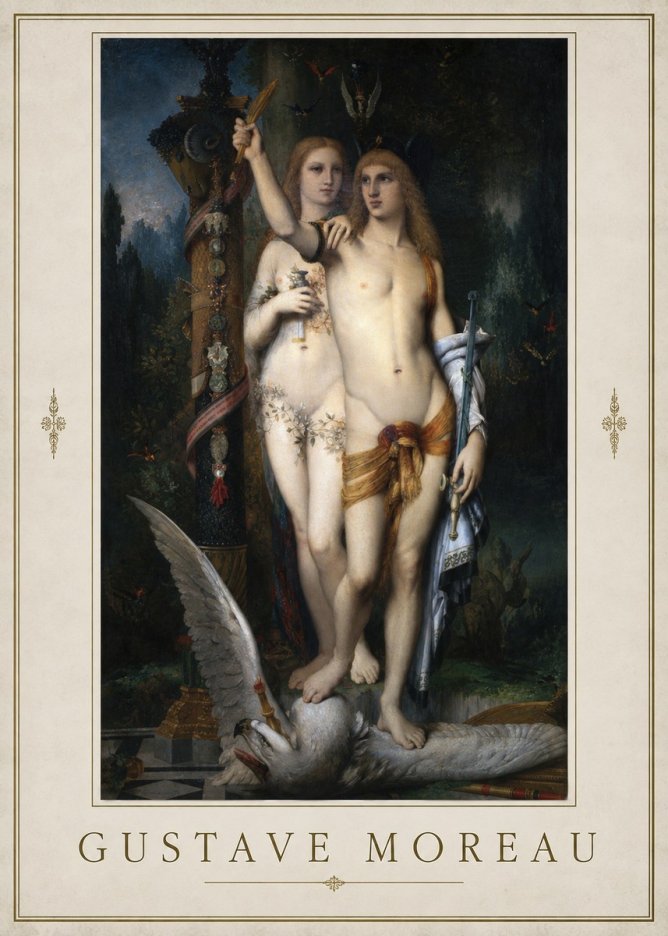 Gustave Moreau The Chimeras No1 - Póster