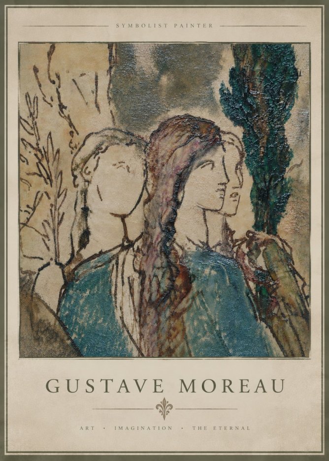 Gustave Moreau Untitled II No4 - Póster