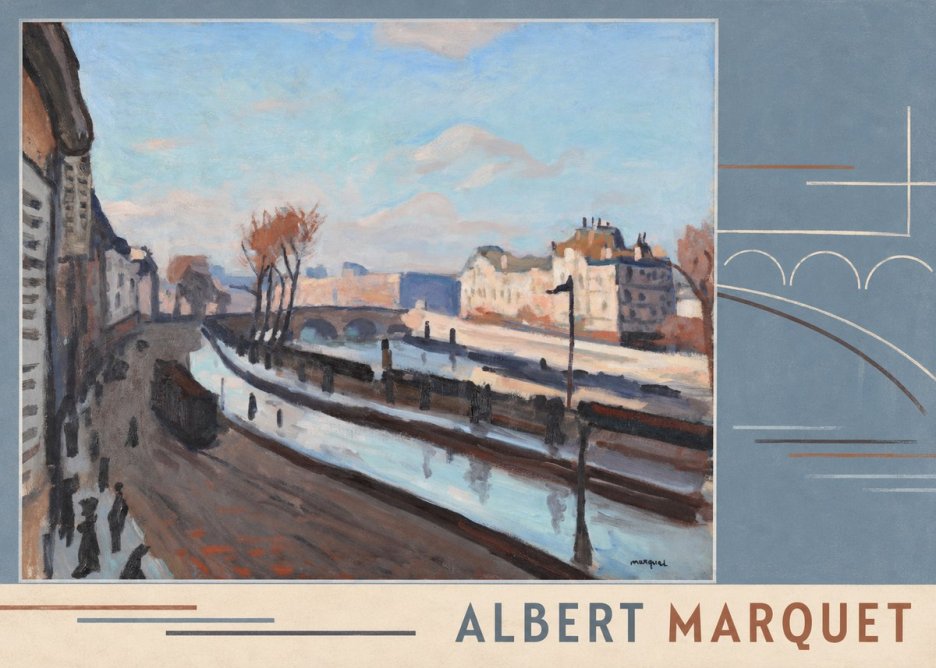 Albert Marquet Le Pont-neuf No4 - Póster