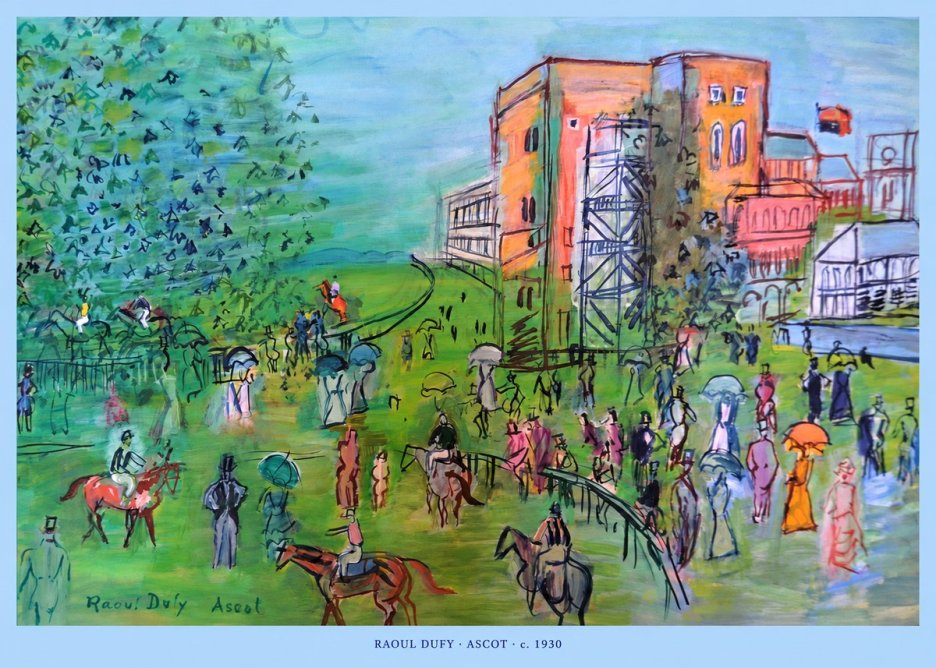 Raoul Dufy Ascot C. 1930 II No5 - Póster