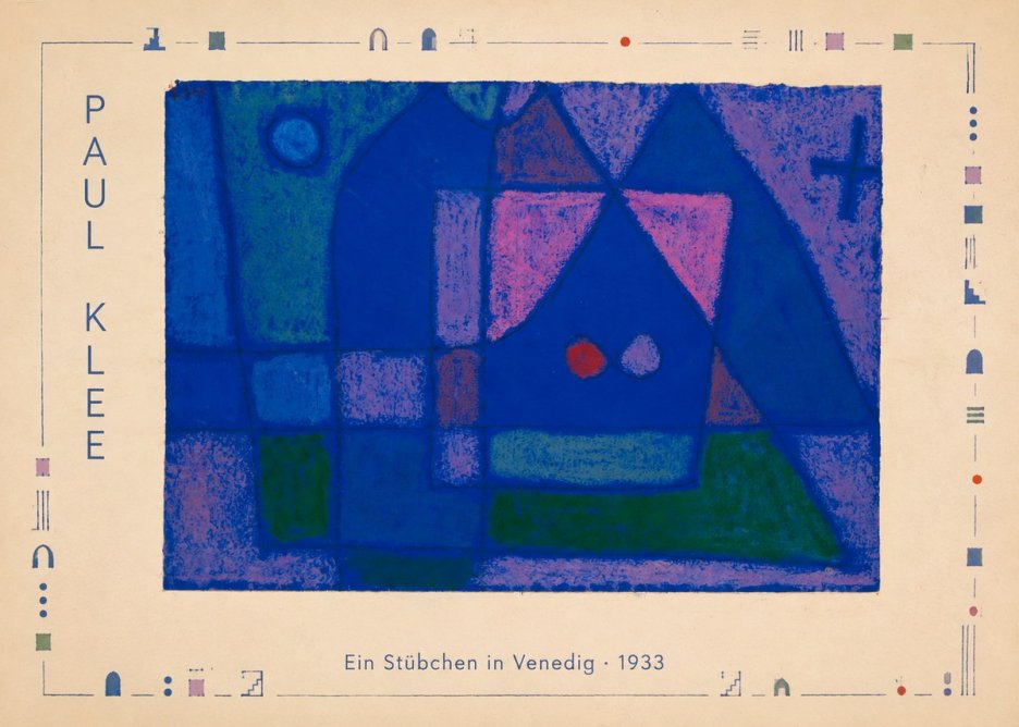 Paul Klee Ein Stübchen in Venedig No4 - Póster