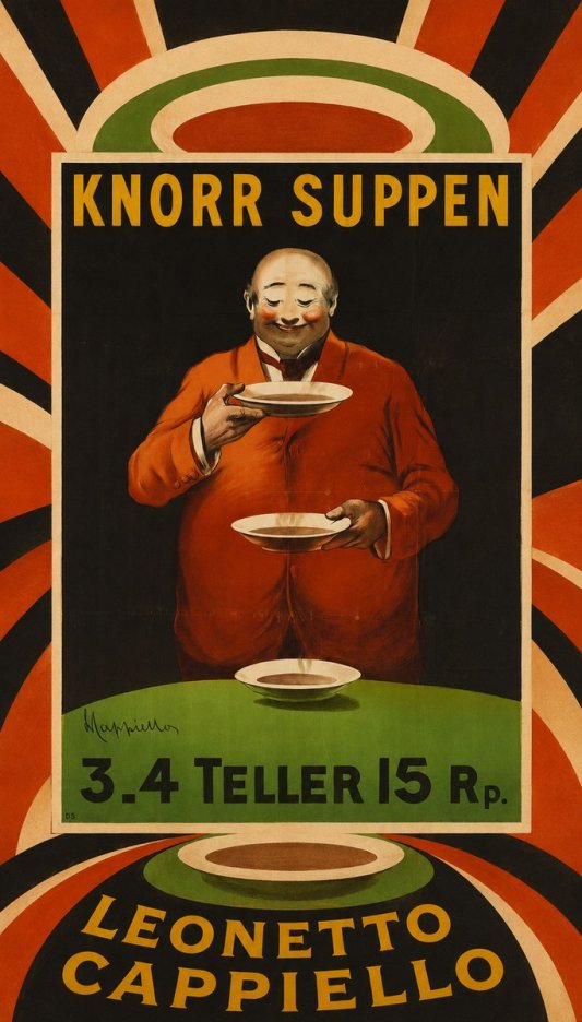 Leonetto Cappiello Knorr Suppen No4 - Póster