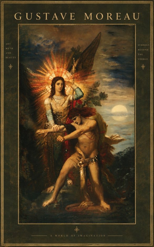 Gustave Moreau The Archangel Michael No4 - Póster