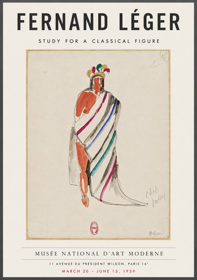 Fernand Léger Chefs Indiens No4 - Póster