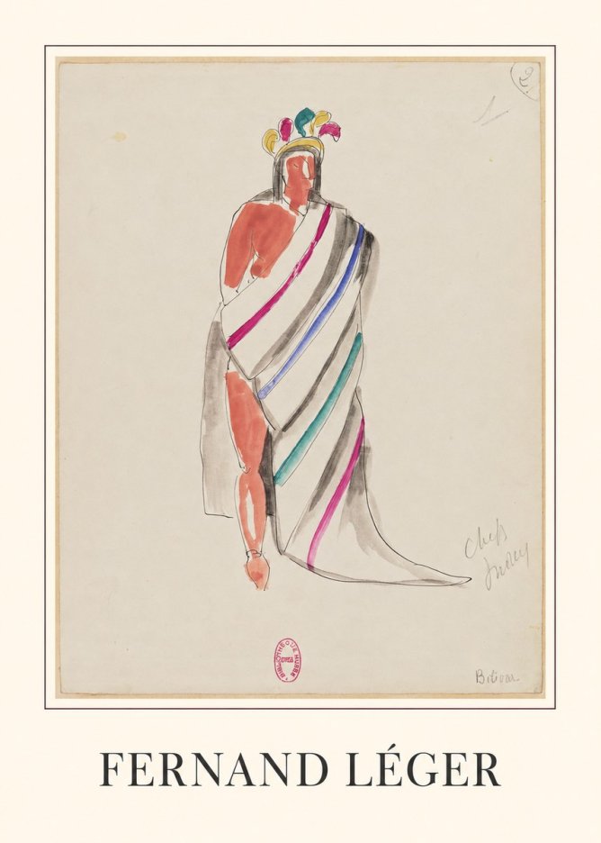 Fernand Léger Chefs Indiens No5 - Póster