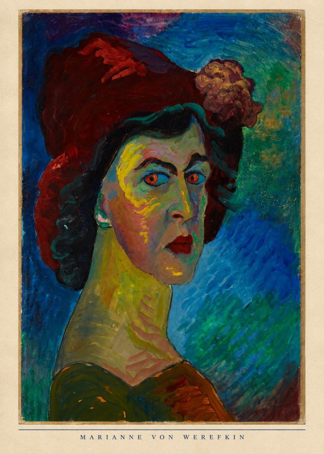 Marianne von Werefkin Self-portrait No6 - Póster