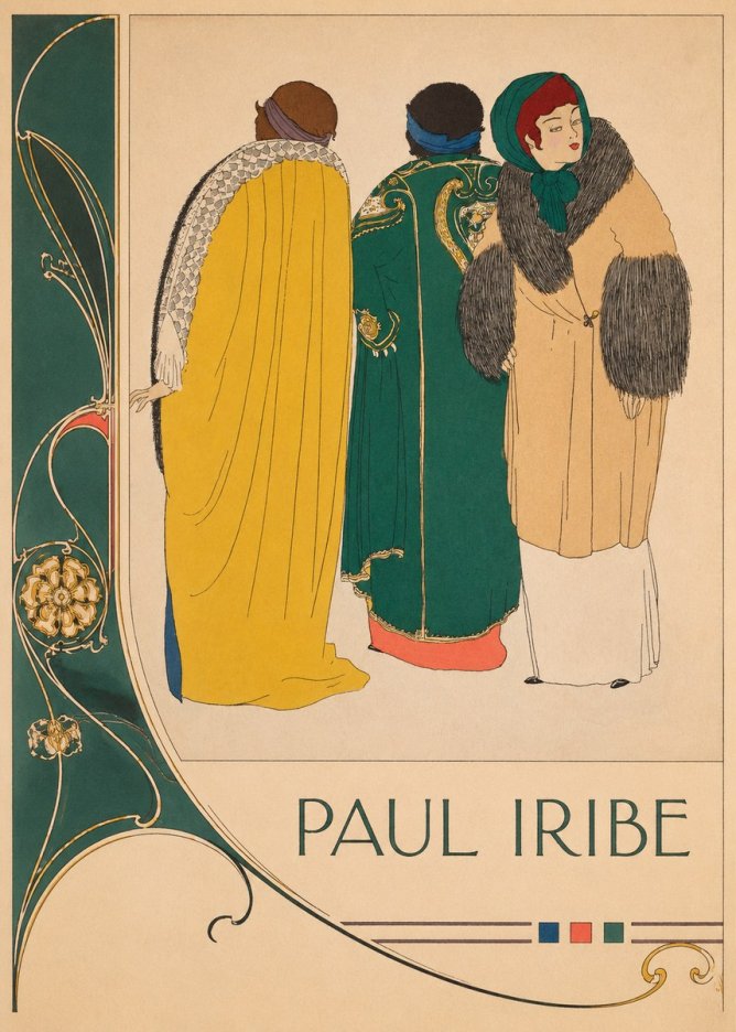 Paul Iribe Fashionable Figures No3 - Póster