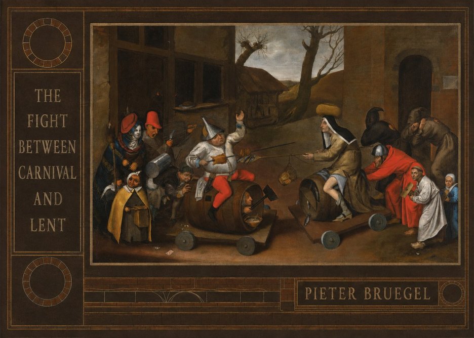 Pieter Bruegel The Fight Between Carnival and Lent IV No3 - Póster