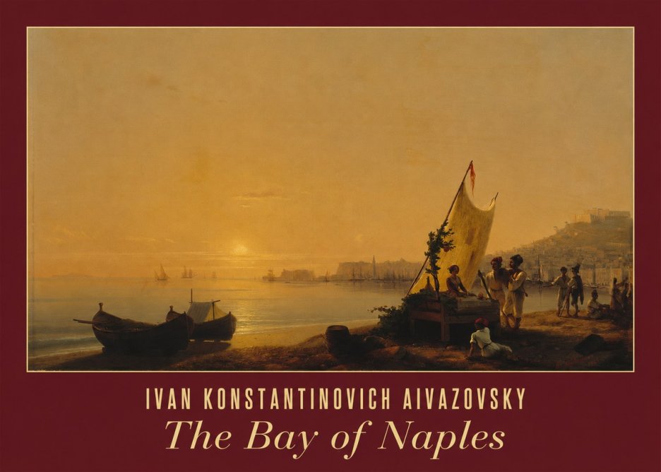 Ivan Konstantinovich Aivazovsky The Bay of Naples No3 - Póster