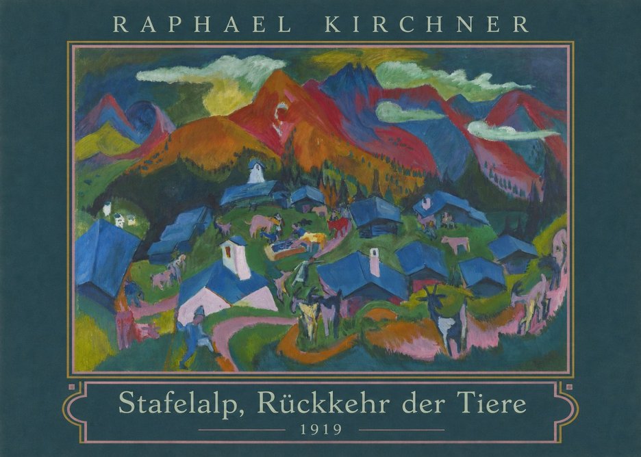 Raphael Kirchner Stafelalp, Rückkehr Der Tiere No3 - Póster