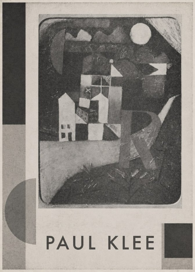 Paul Klee Village in the Mountains No3 - Póster