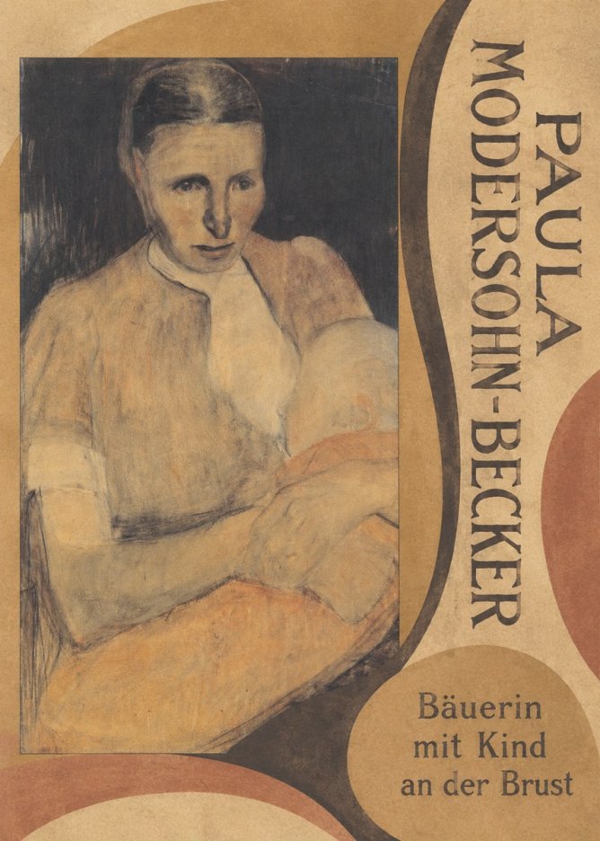 Paula Modersohn-Becker Bäuerin Mit Kind an Der Brust No4 - Póster