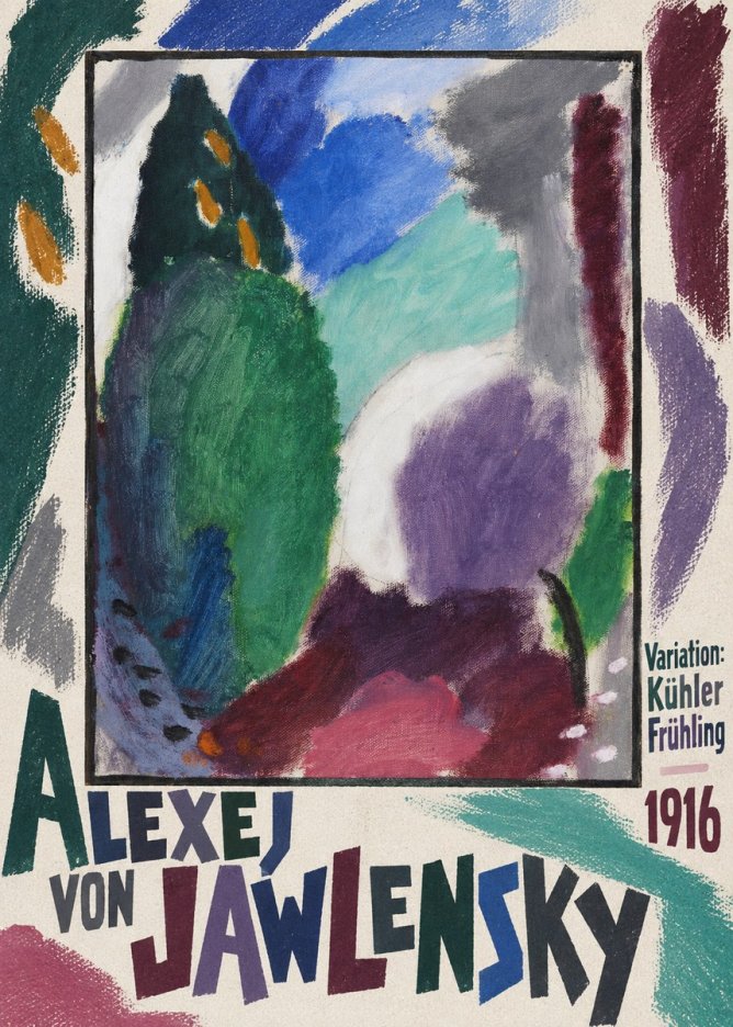 Alexej von Jawlensky Variation: Kühler Frühling No6 - Póster