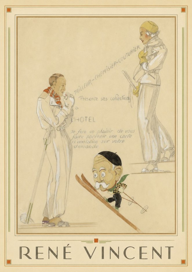 René Vincent Ttailleur-chemisier-couturier No1 - Póster