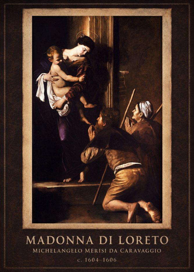 Michelangelo Merisi da Caravaggio Madonna Di Loreto No1 - Póster