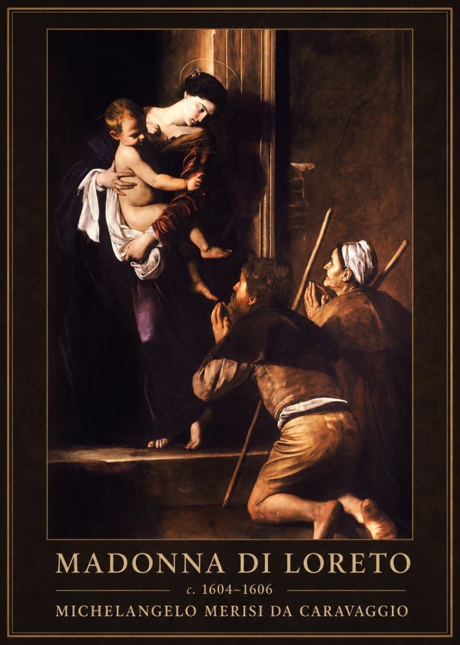 Michelangelo Merisi da Caravaggio Madonna Di Loreto No2 - Póster