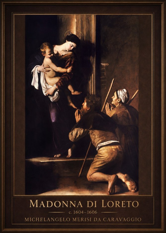 Michelangelo Merisi da Caravaggio Madonna Di Loreto No3 - Póster