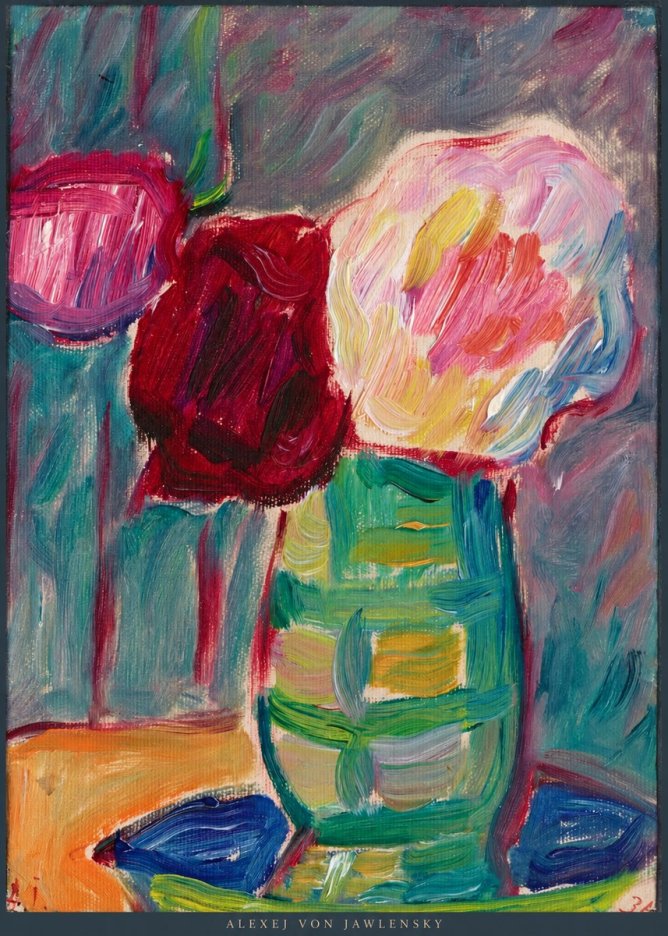 Alexej von Jawlensky Still Life with Flowers No5 - Póster