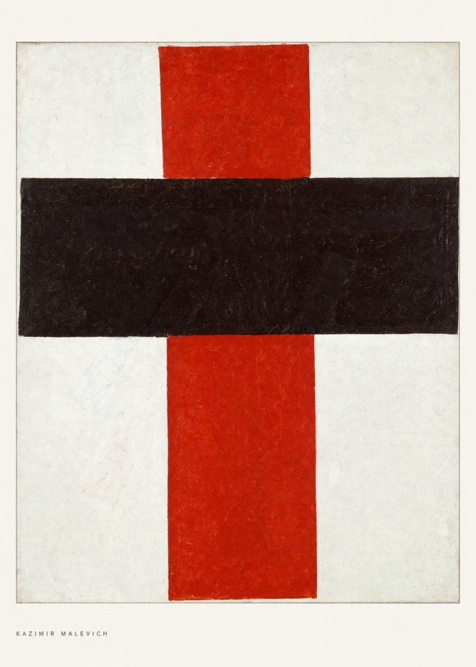 Kazimir Malevich Suprematist Composition I No4 - Póster