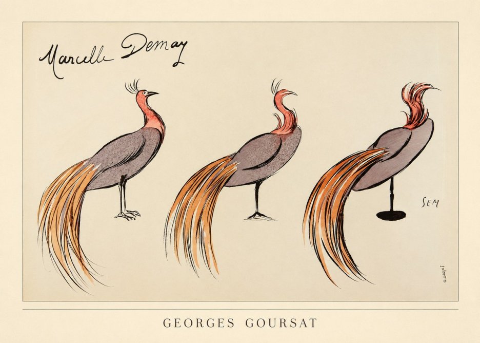Georges Goursat Marcelle Demay No3 - Póster