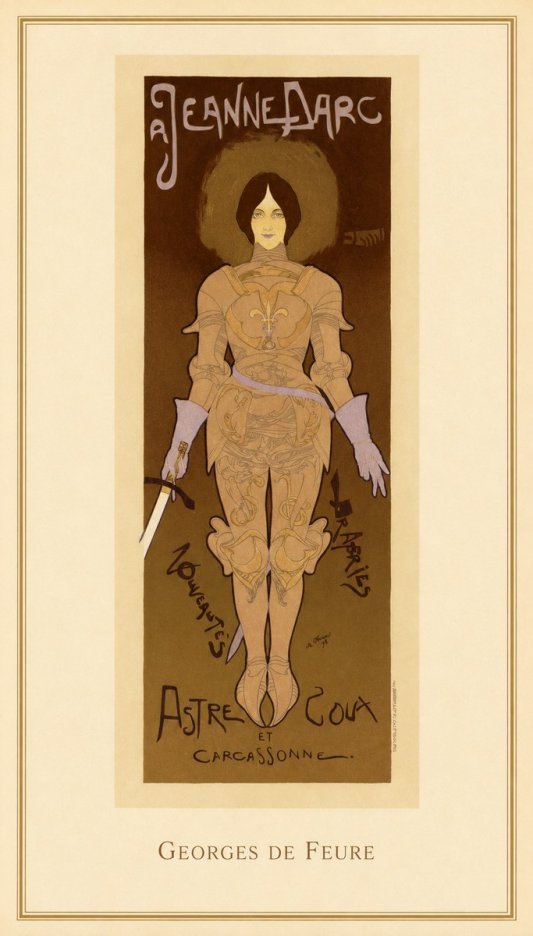 Georges de Feure Jeanne D'arc No4 - Póster