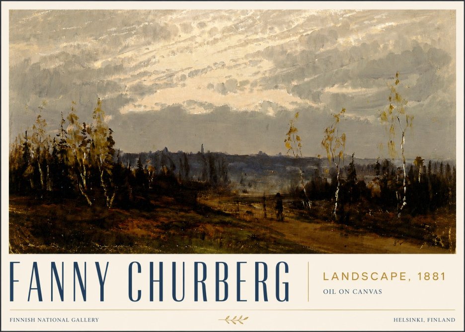Fanny Churberg Landscape No5 - Póster