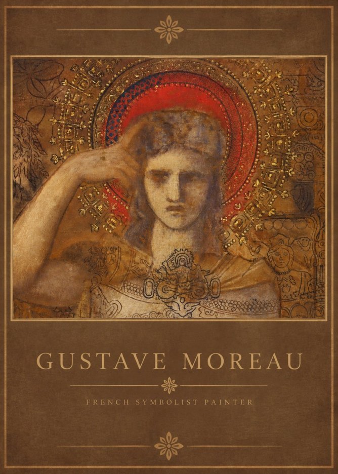 Gustave Moreau L'apparition II No2 - Póster