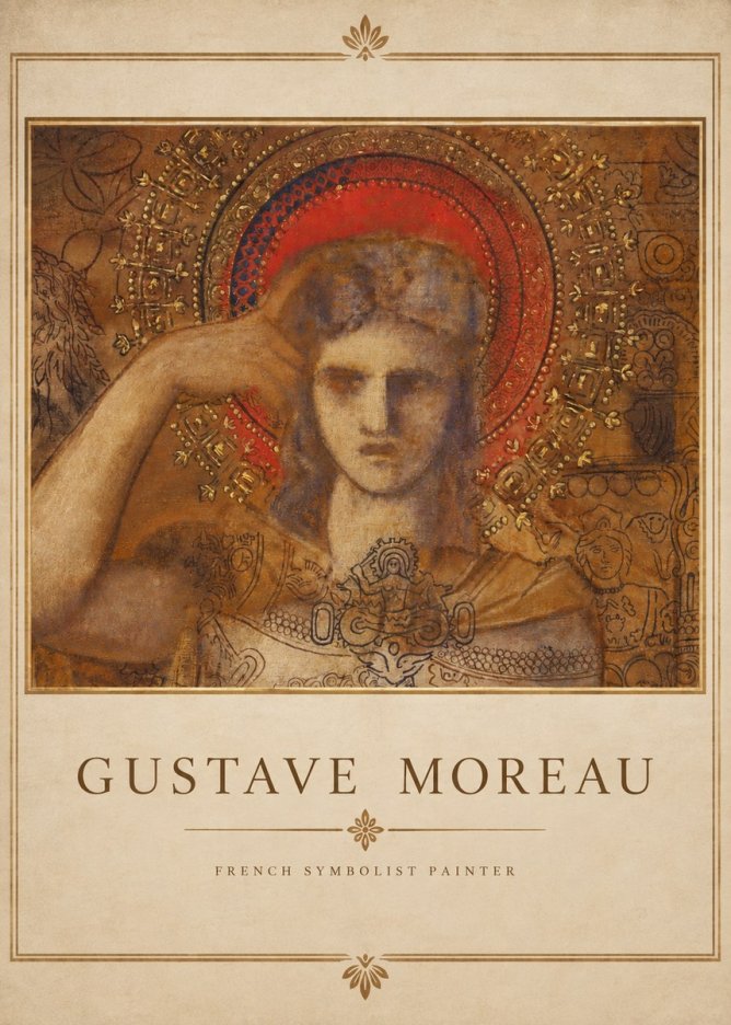 Gustave Moreau L'apparition II No3 - Póster
